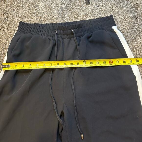 RIVER ISLAND Women's Black Waist Side Stripe Joggers Size 10 - Picture 8 of 12